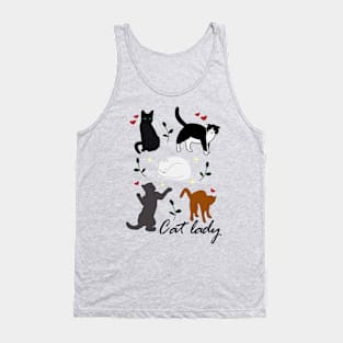 Cat lady Tank Top